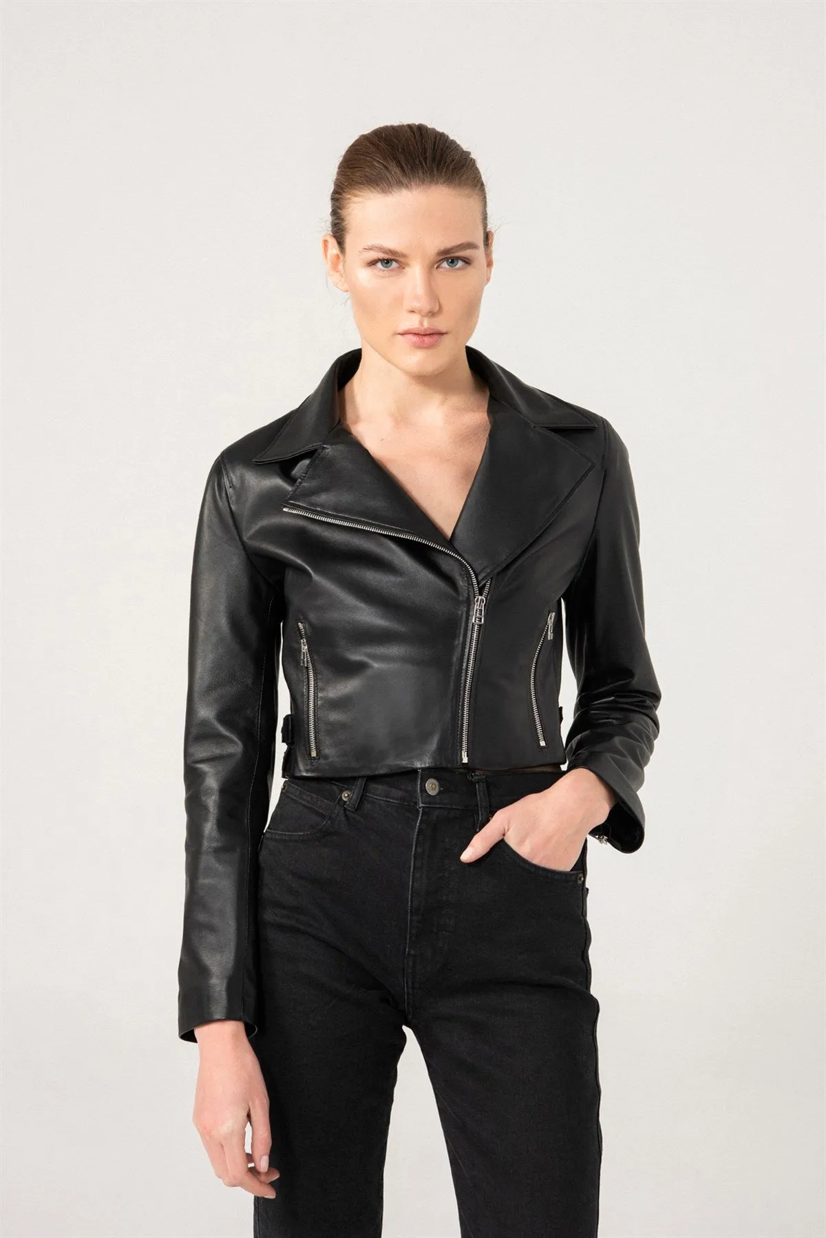 2024 Women Biker Leather Jacket | Women Black Leather Jacket By The Jacket Seller