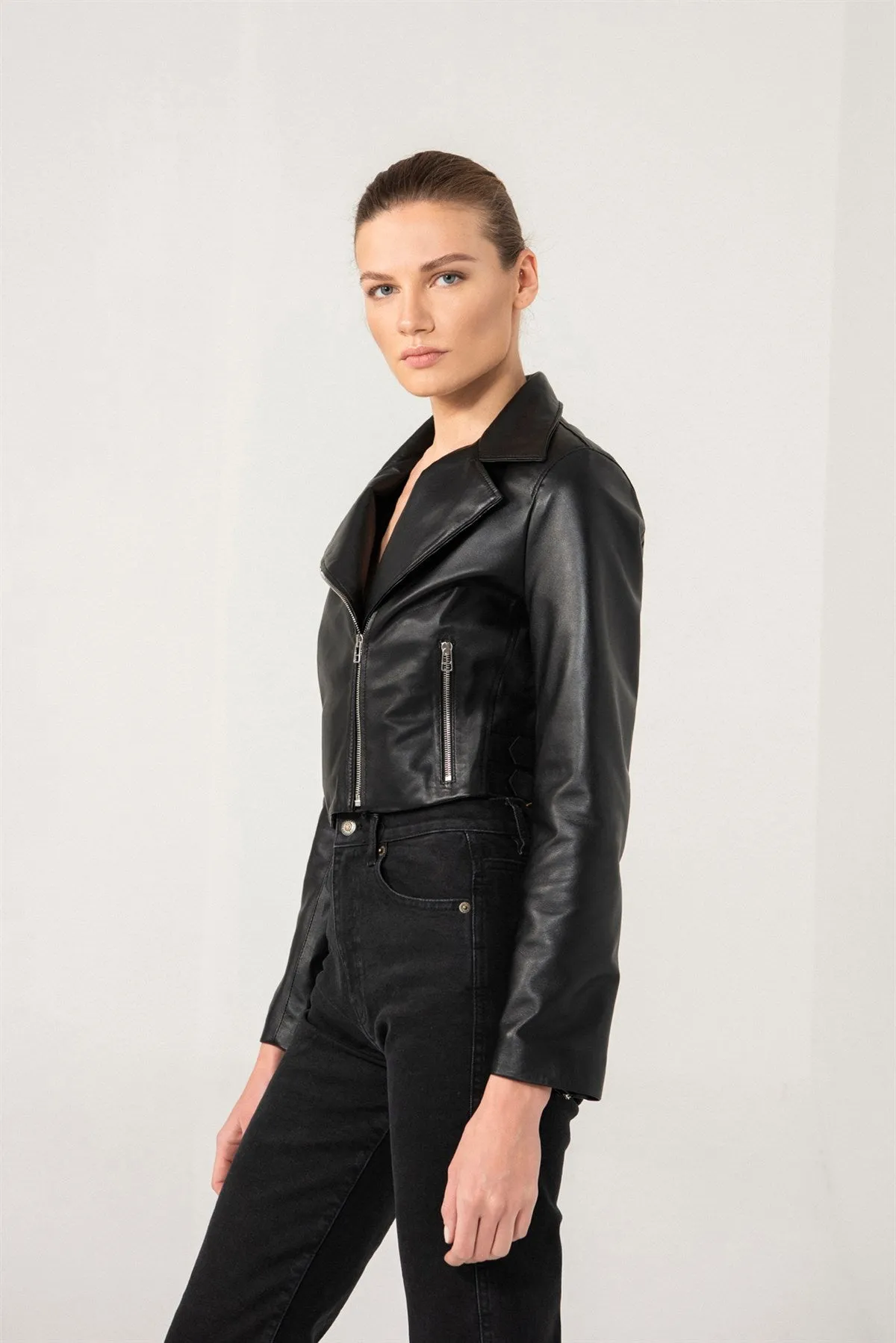 2024 Women Biker Leather Jacket | Women Black Leather Jacket By The Jacket Seller