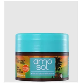 Amo Sol Ultra Moisturizing Coconut Beach Pool Sun Protection Mask 300g - Yenzah