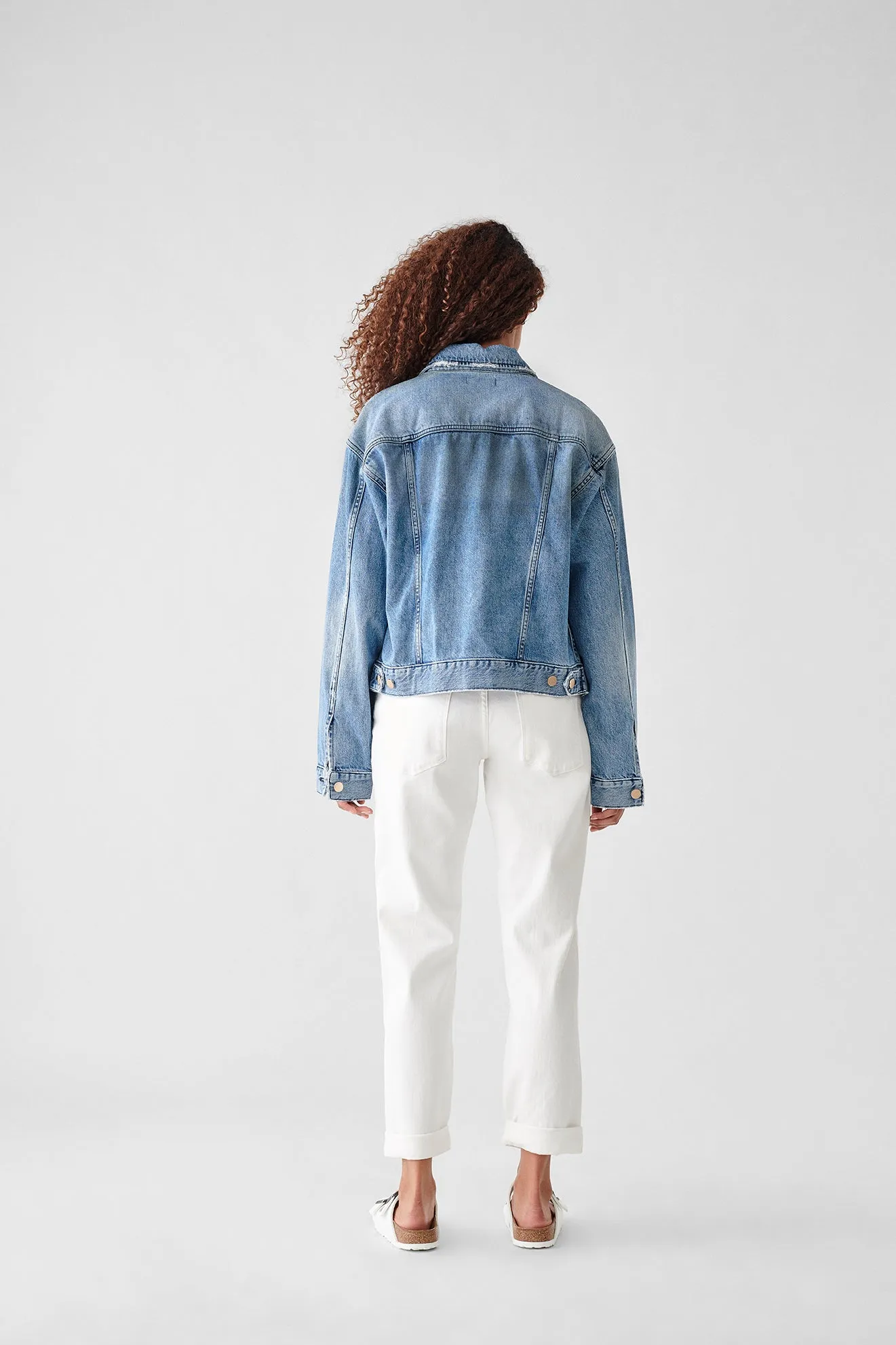 ANNIE CROPPED JEAN JACKET EATON