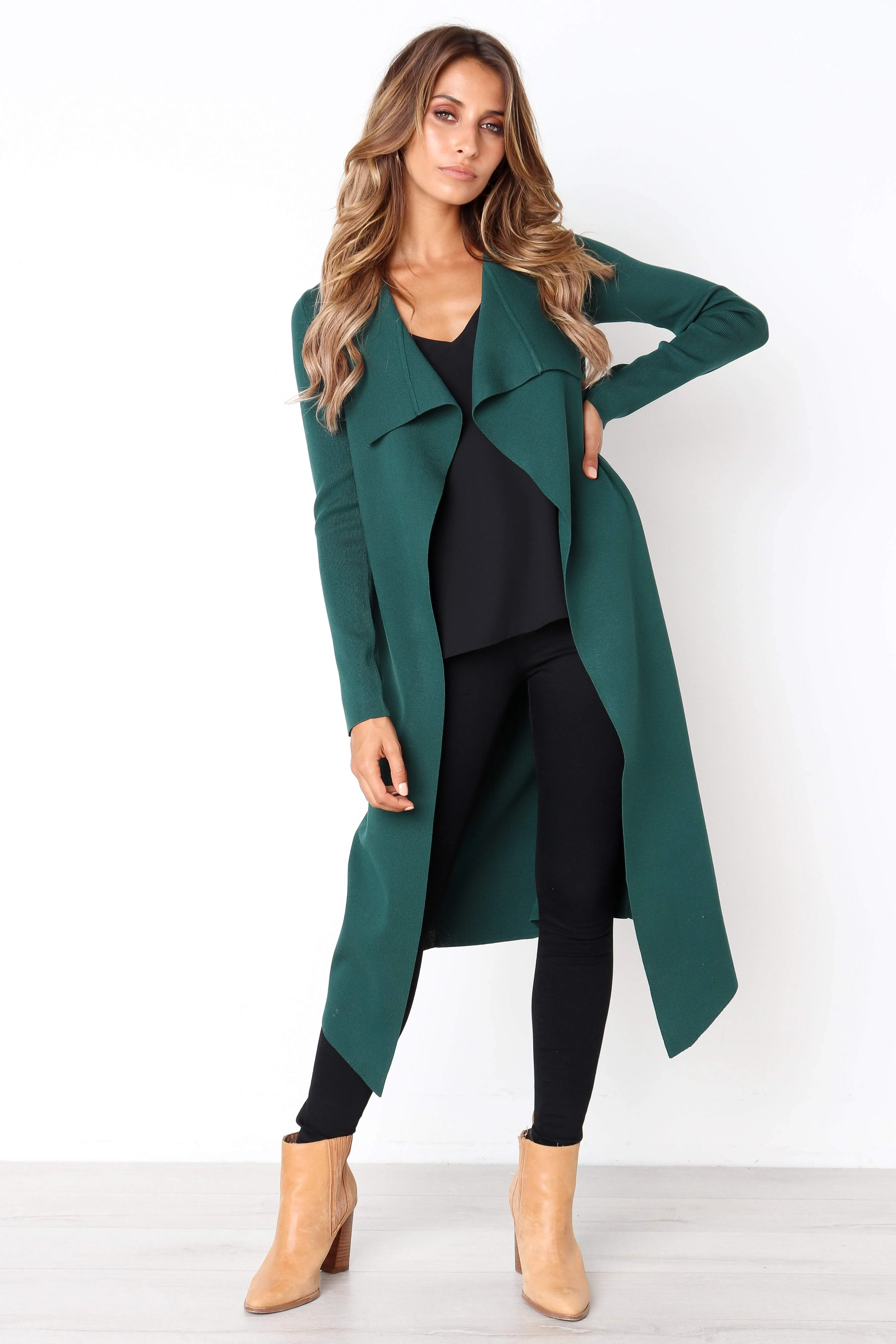 Audrina Cardigan - Forest Green