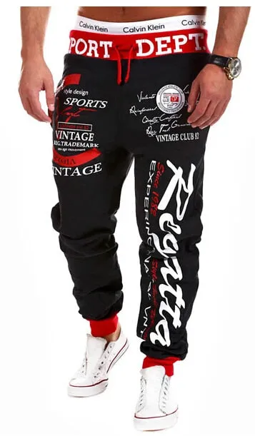 Autumn Winter Men Sport Pants Long Trousers