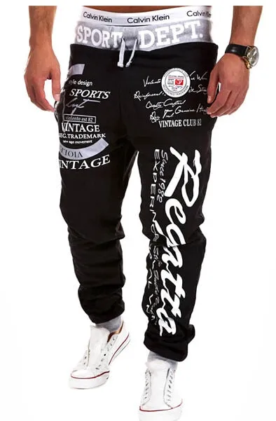 Autumn Winter Men Sport Pants Long Trousers