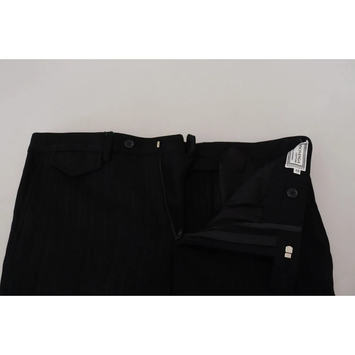 BENCIVENGA Elegant Black Italian Designer Pants