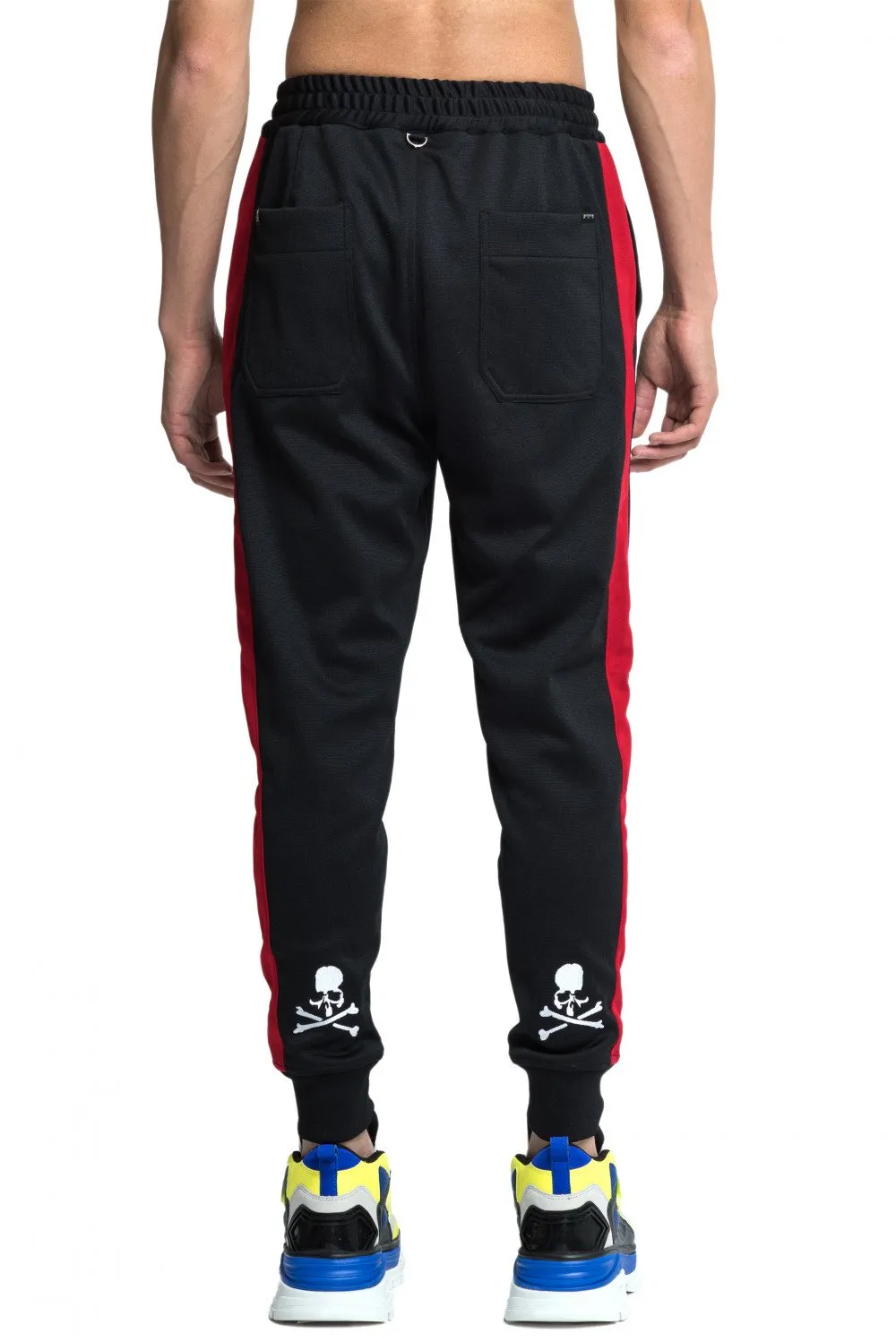 Black Side Strip Track Pants