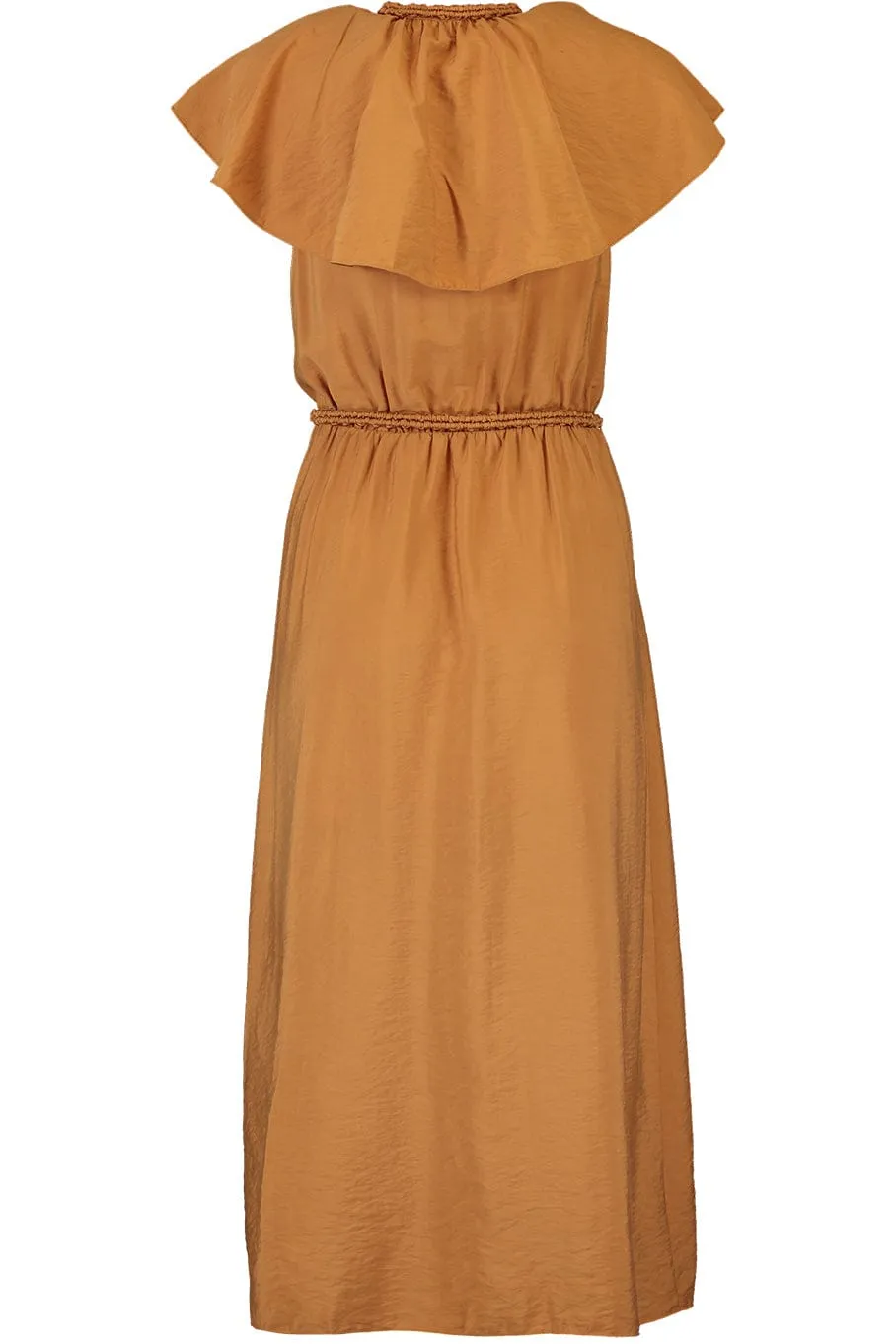 Braid Trim Belted Wrap Dress