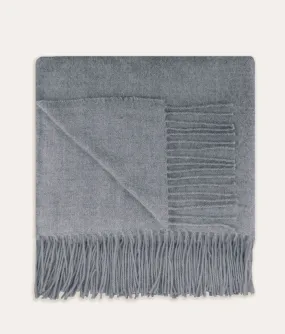 Bryant Alpaca Throw - Blue