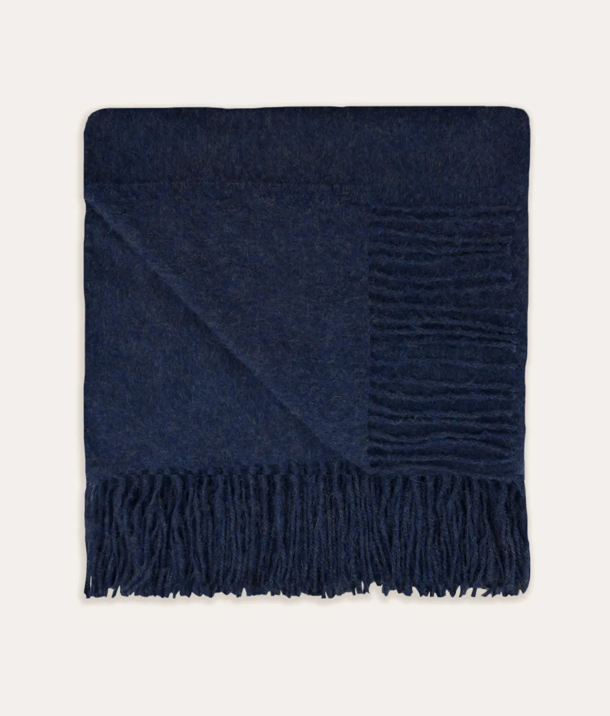 Bryant Alpaca Throw - Navy