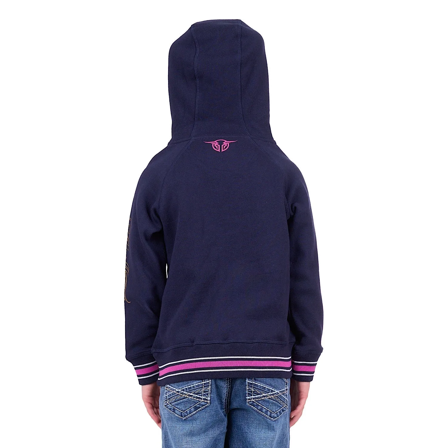 Bullzye Girl's Arden Pullover Hoodie Dark Navy