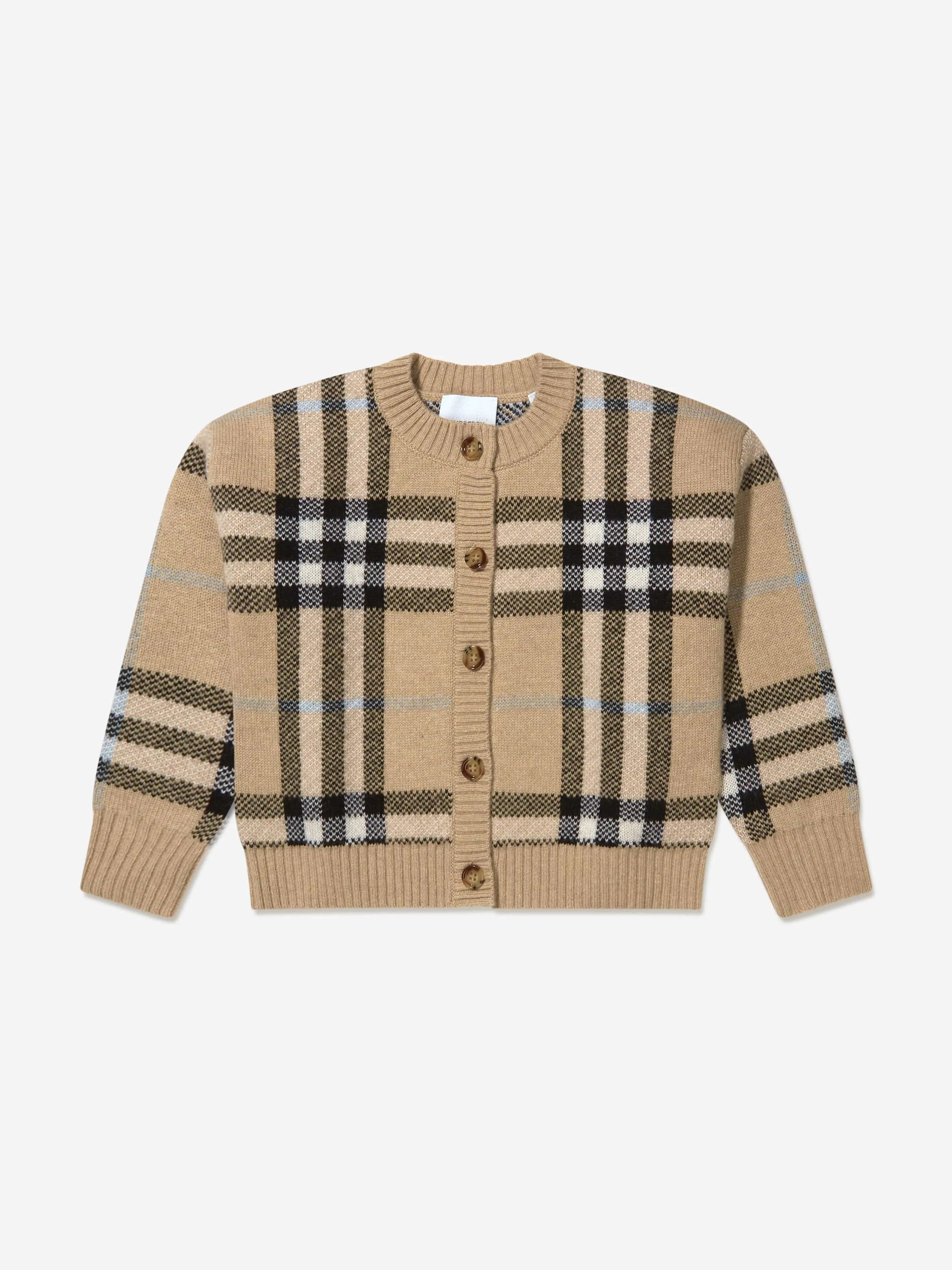 Burberry Girls Wool And Cashmere Gilliane Cardigan