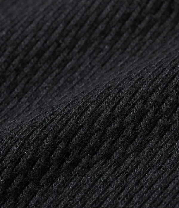 BUZZ RICKSON HENLEY NECK THERMAL - BLACK