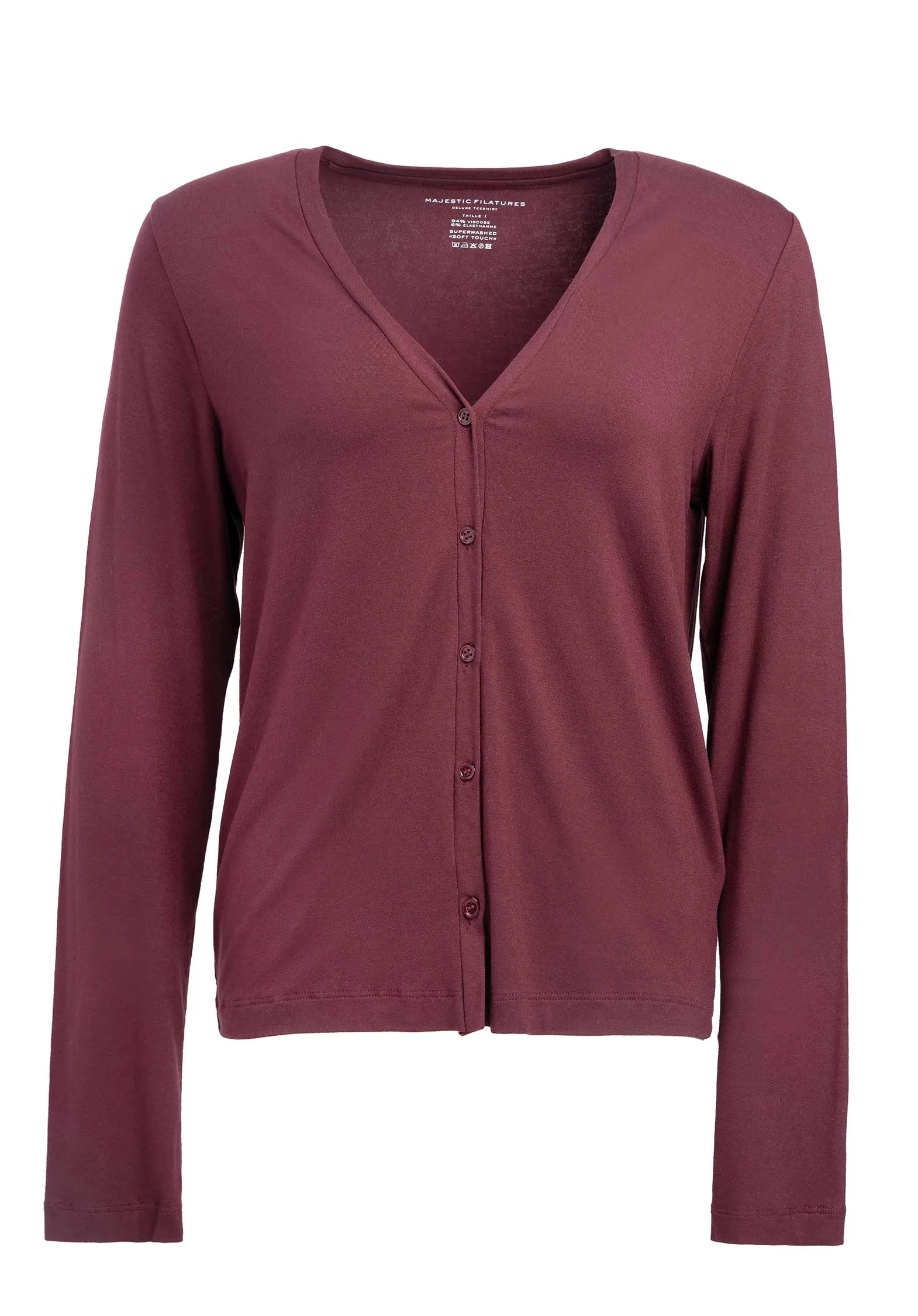 Cardigan M001-fgi035 Plum