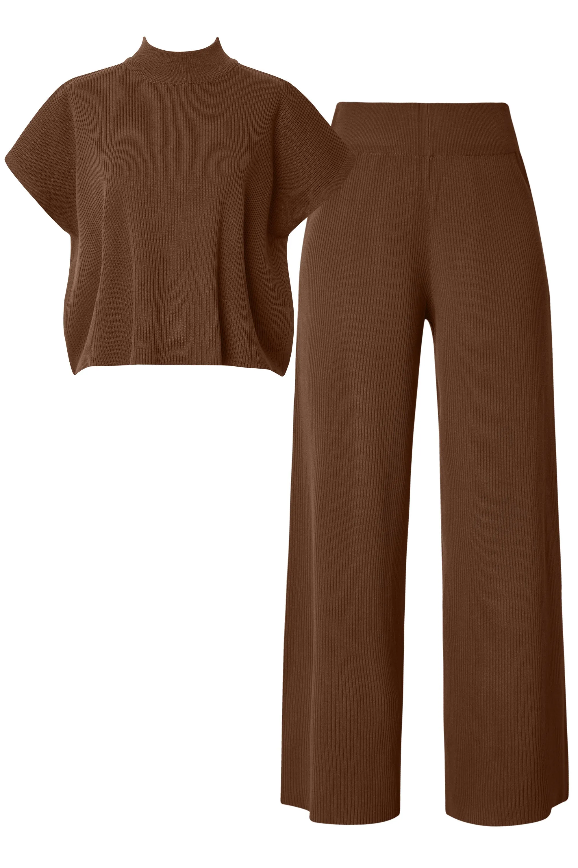 Carlie Brown Top and Pants Set