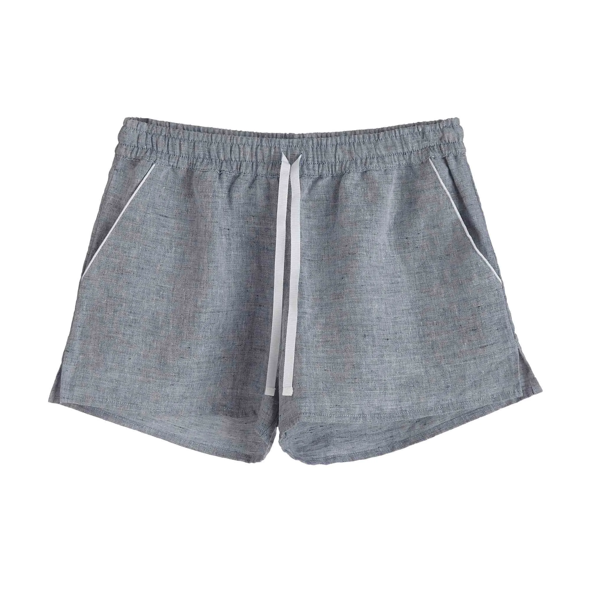 Casaal Pyjama Shorts [Dark grey blue/White]