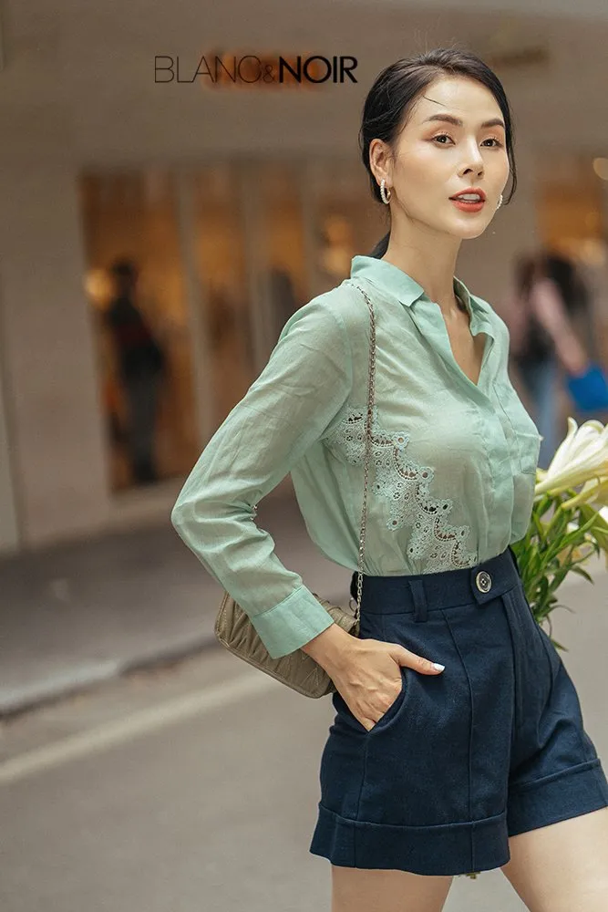 Celadon Linen Shirt