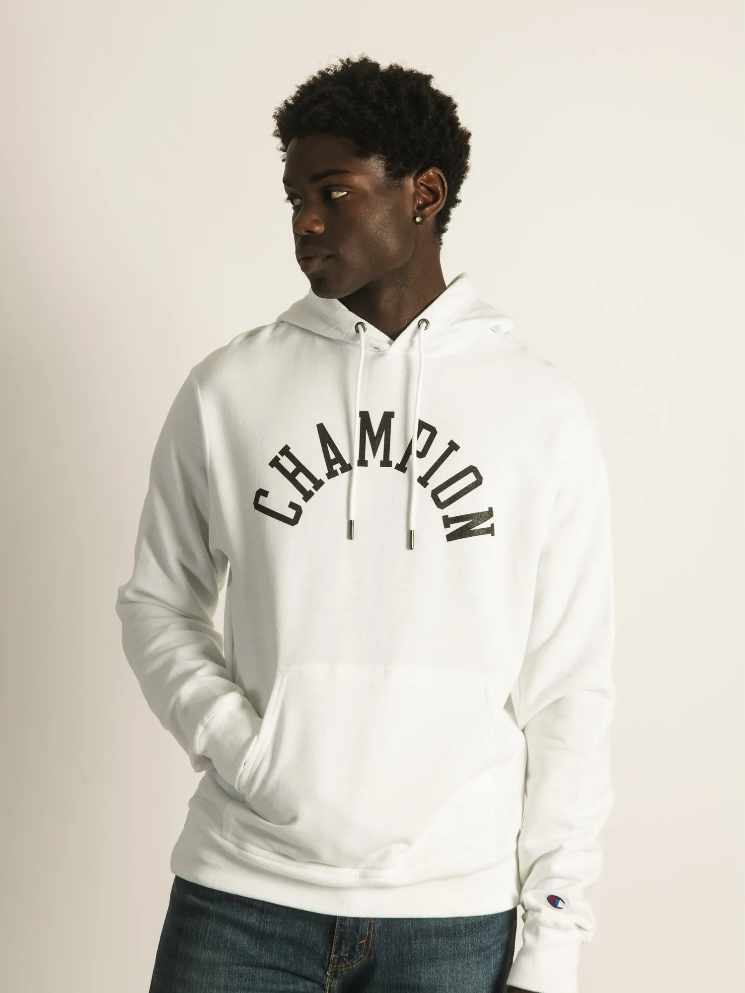 CHAMPION POWERBLEND GRAPHIC HOODIE  - CLEARANCE