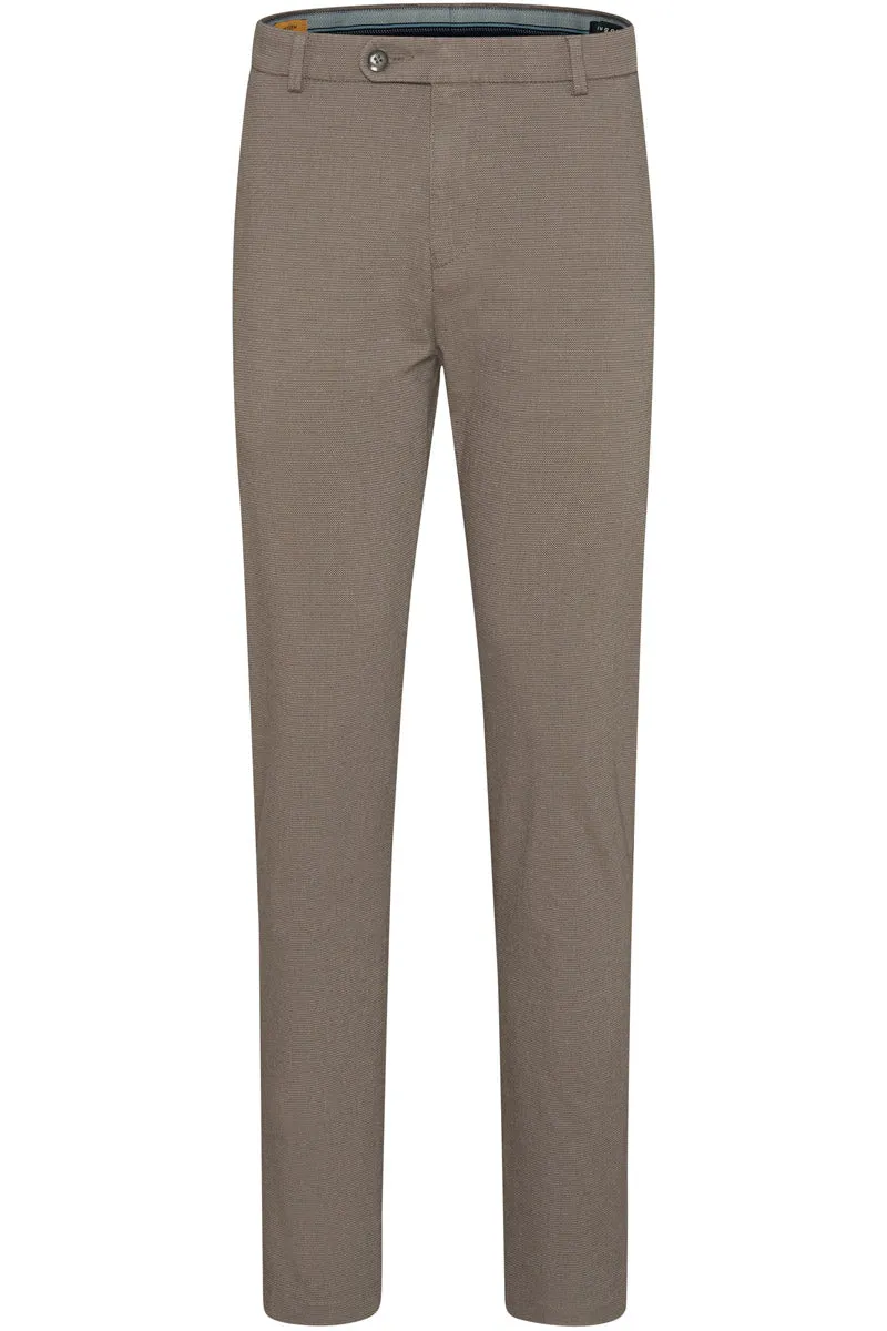 Cotton Stretch Pants - Taupe