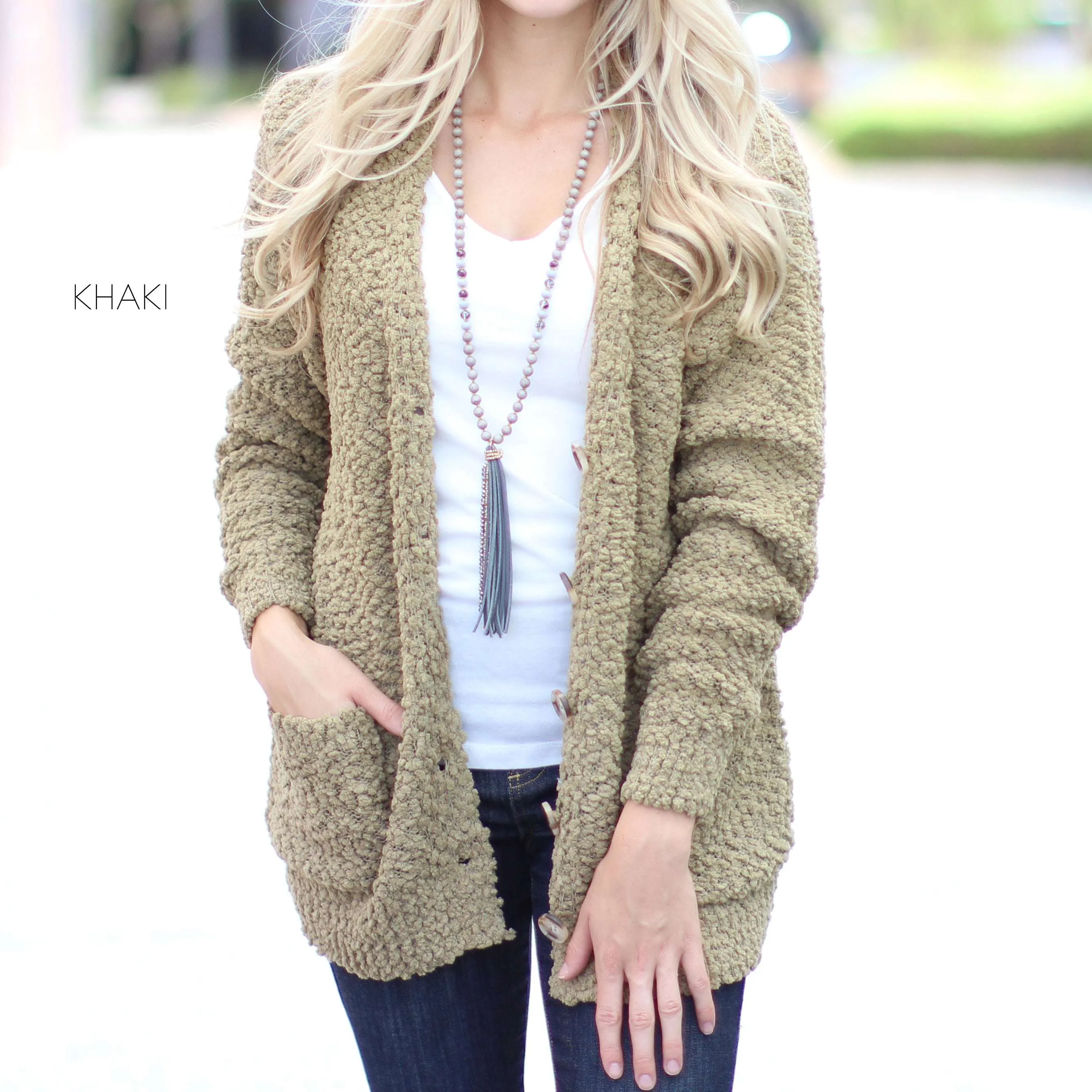 Cozy Button Cardigan | S-XL