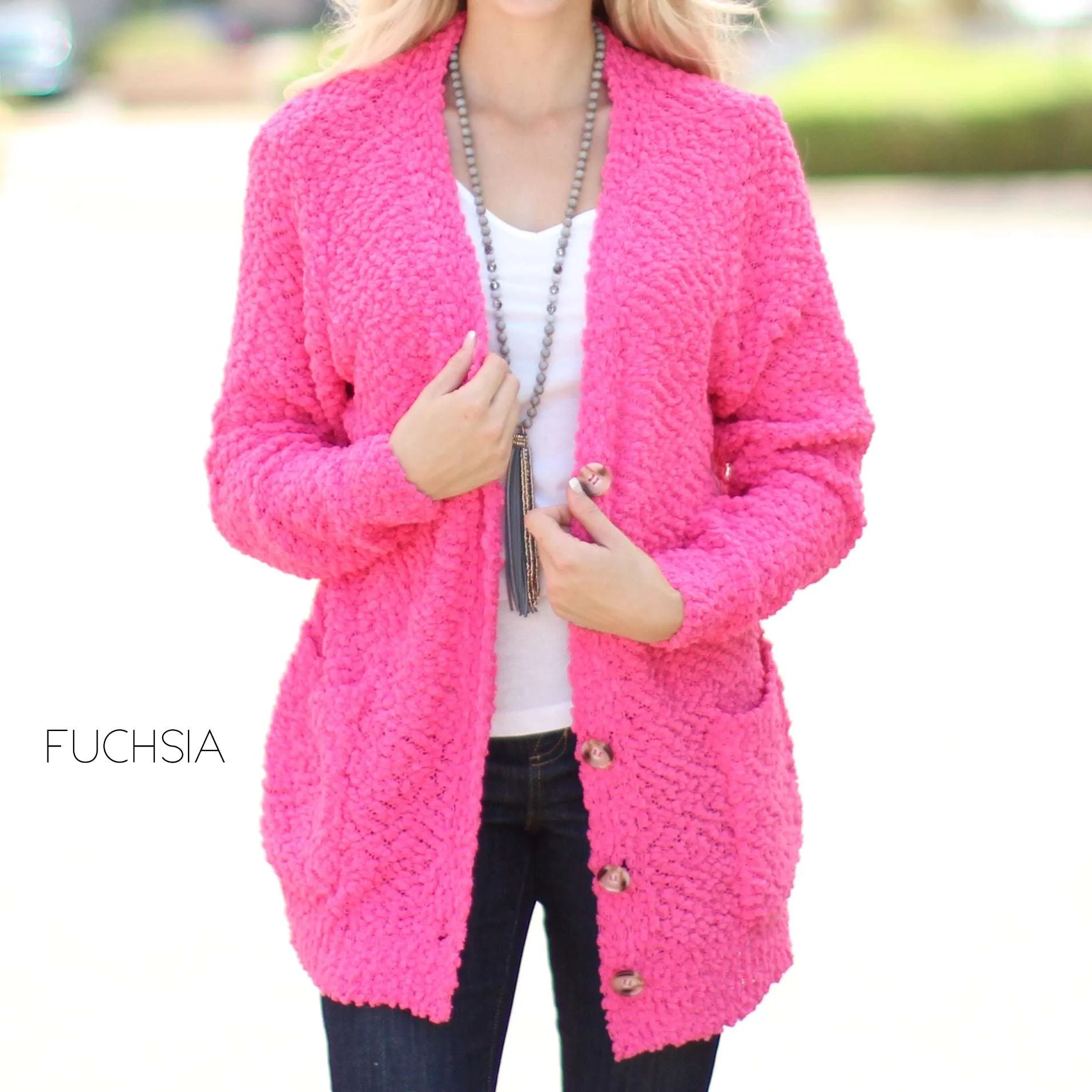 Cozy Button Cardigan | S-XL