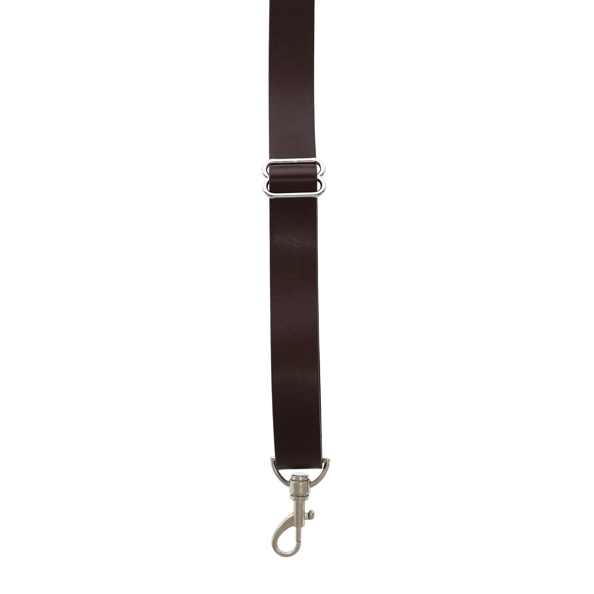 CTM® Men's Big & Tall Smooth Coated Leather Suspenders with Metal Swivel Hook End