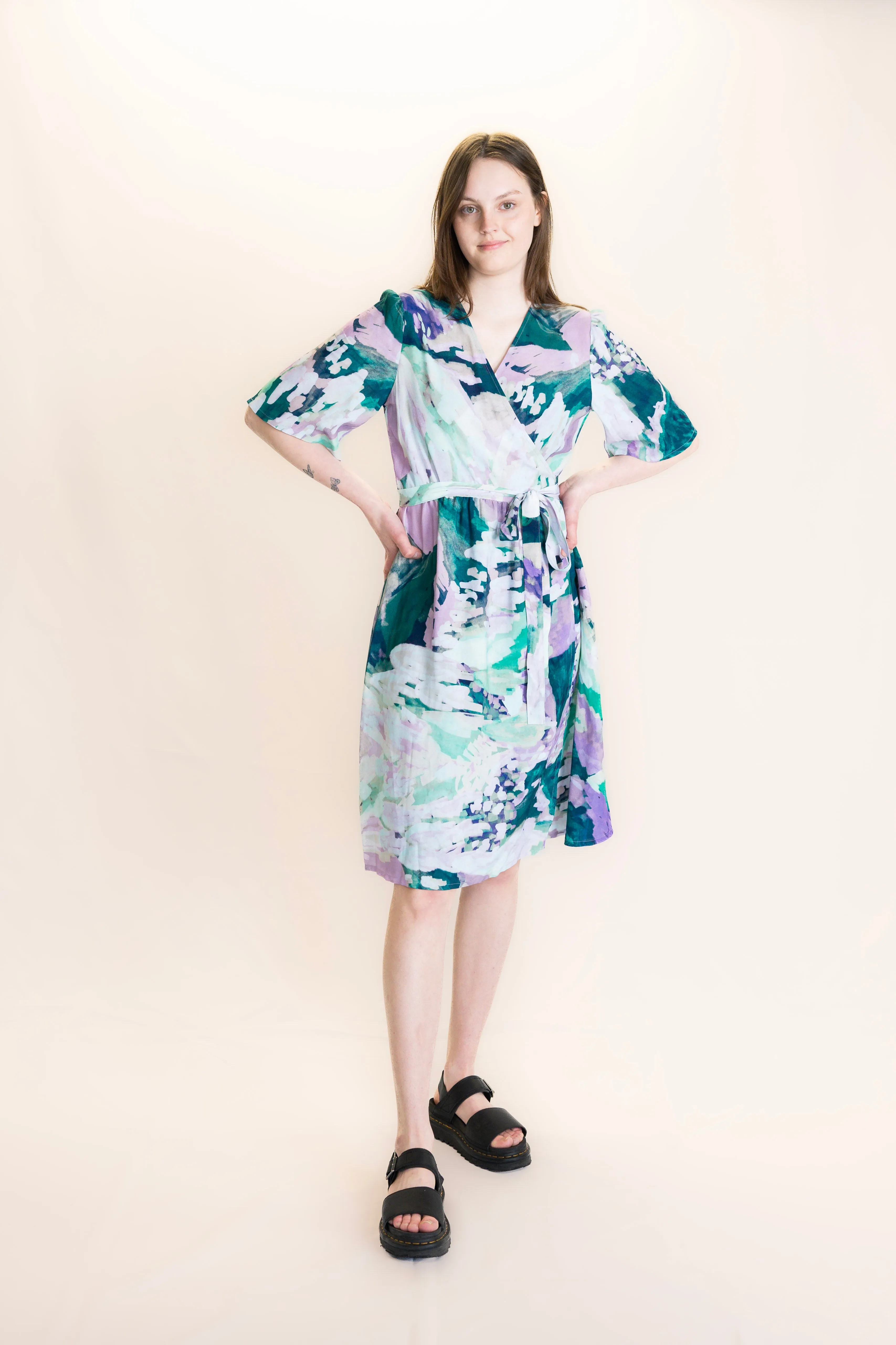 Delight Wrap Dress - Dream Valley