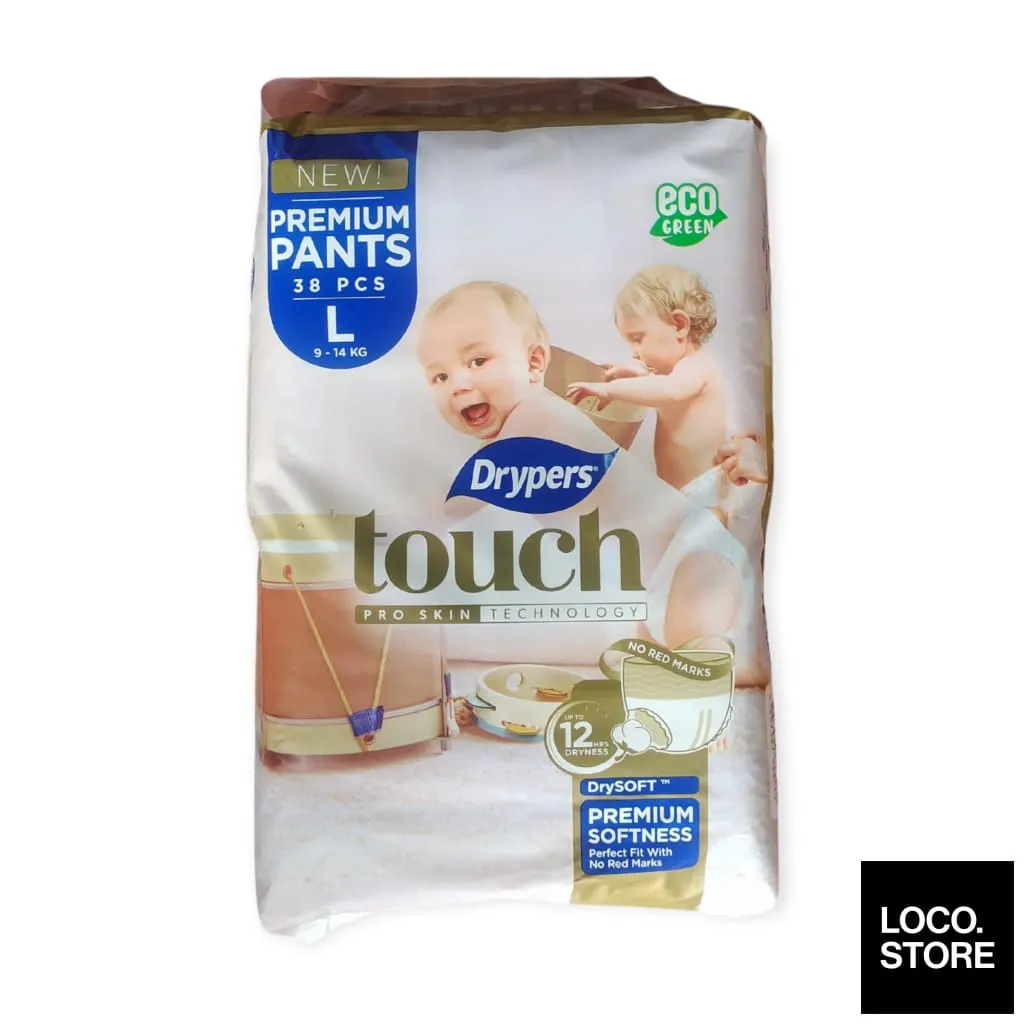 Drypers Touch Pants Mega Pack L38s