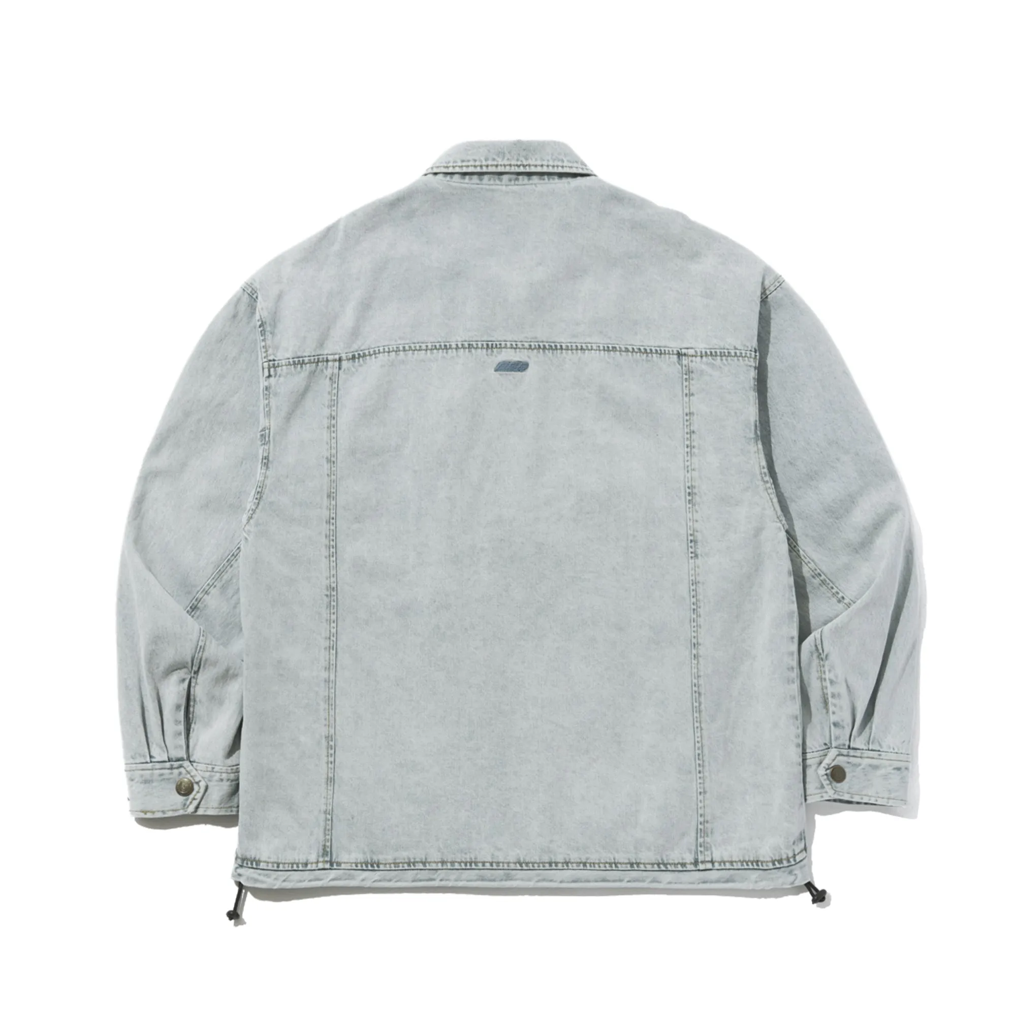 DSXBS WAX REAL DENIM COLLAR JACKET LIGHT BLUE