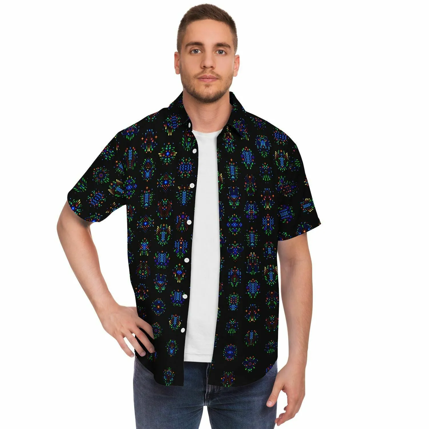 ELEMENTAL SPRITES | Short Sleeve Button Down Shirt | TAS