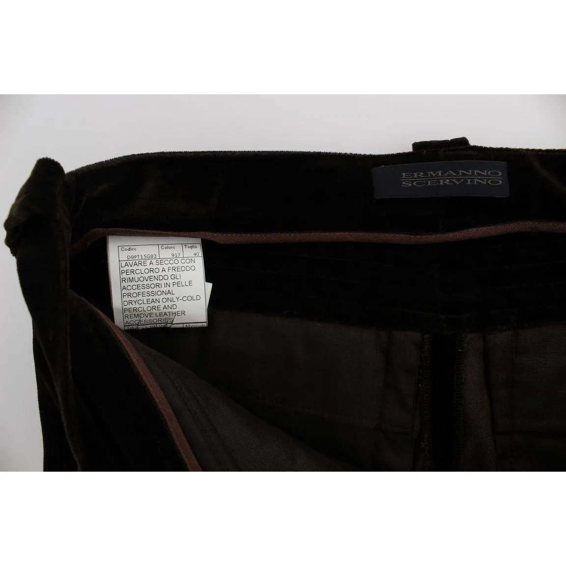 Ermanno Scervino Slim Fit Italian Cotton Pants