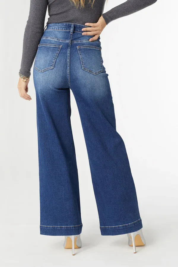 Everstretch Hi Rise Wide Leg Pants