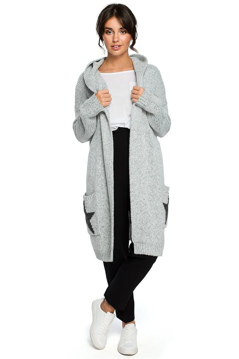 Eye-Catcher Long Cardigan