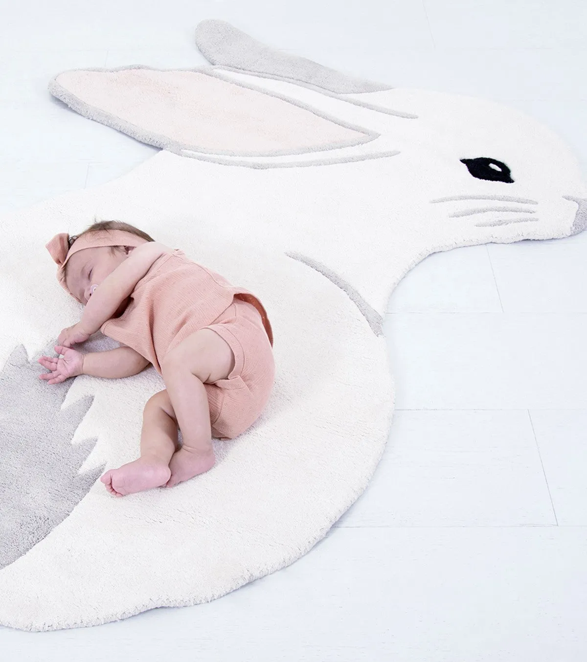 Forest - Rug For Nursery Rabbit Shape