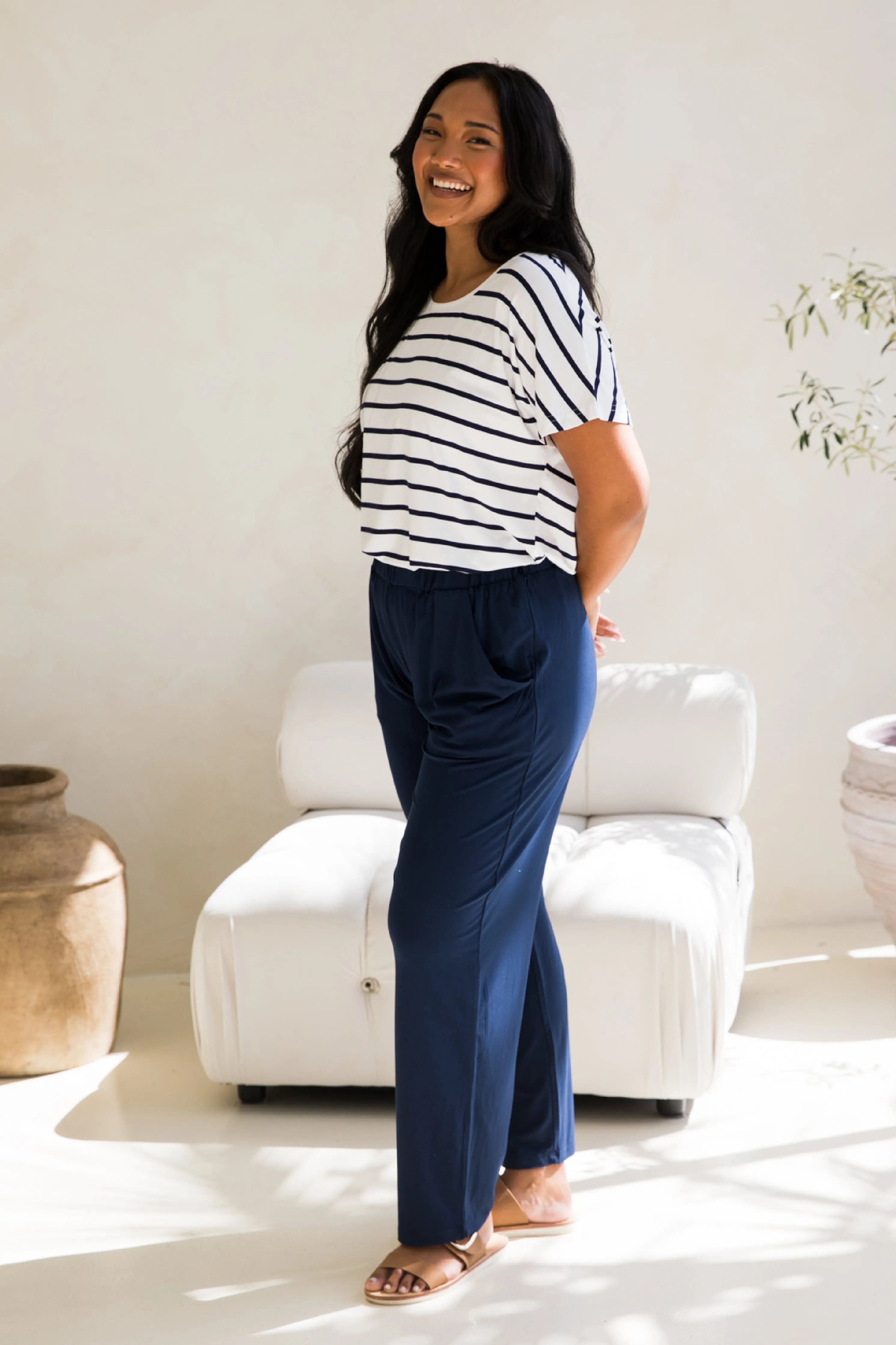 Frankie Pant | Navy