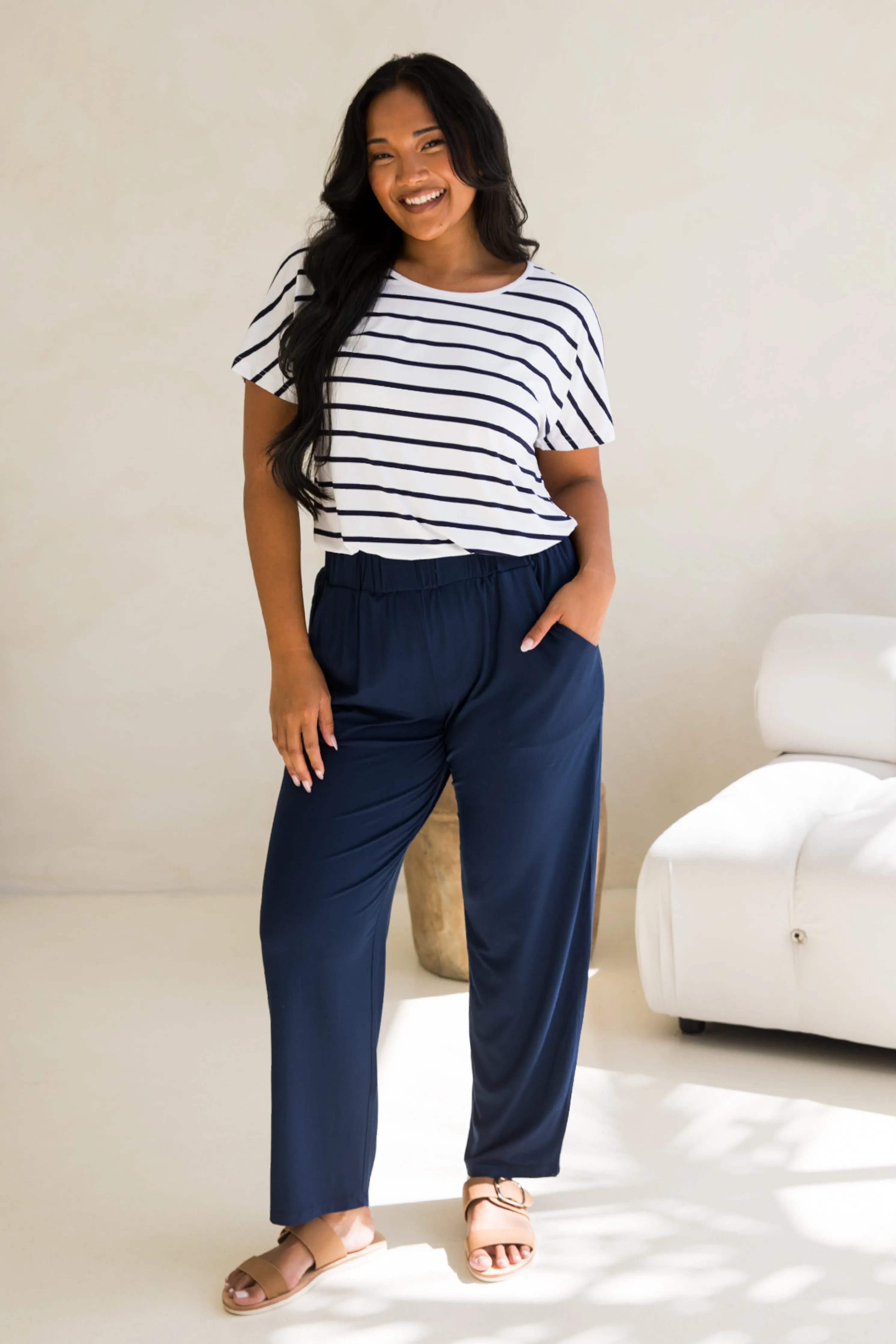 Frankie Pant | Navy