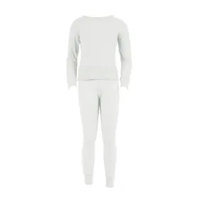 Girls Thermal 2 pc set White