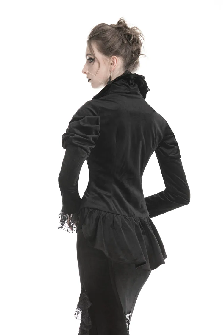 Gothic velvet two-pcs jacket JW191