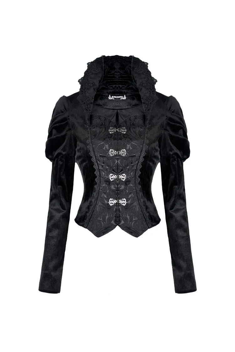 Gothic velvet two-pcs jacket JW191