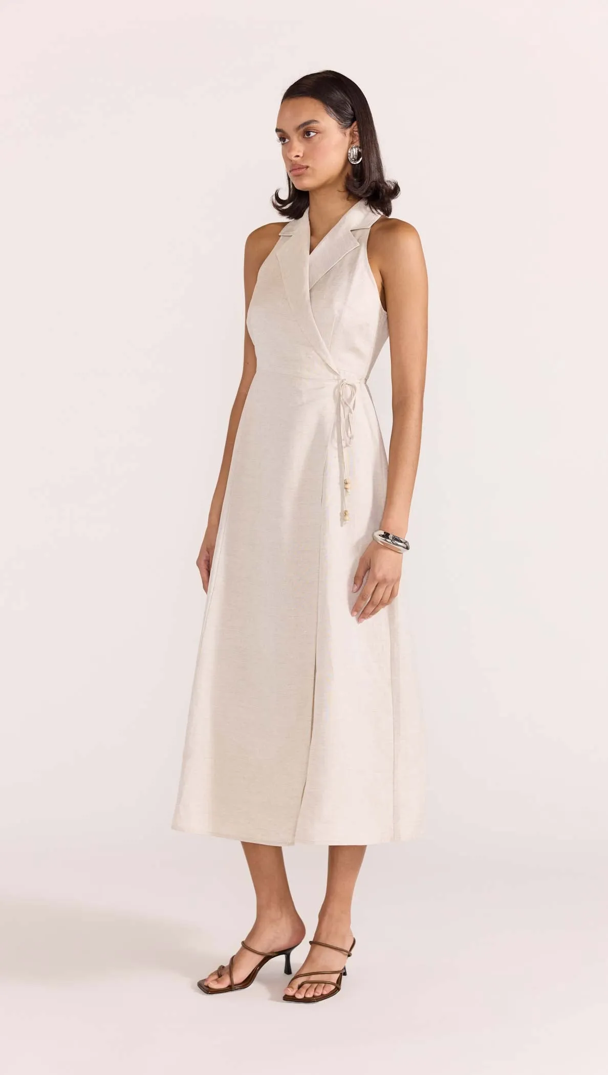 HARPER WRAP MIDI DRESS