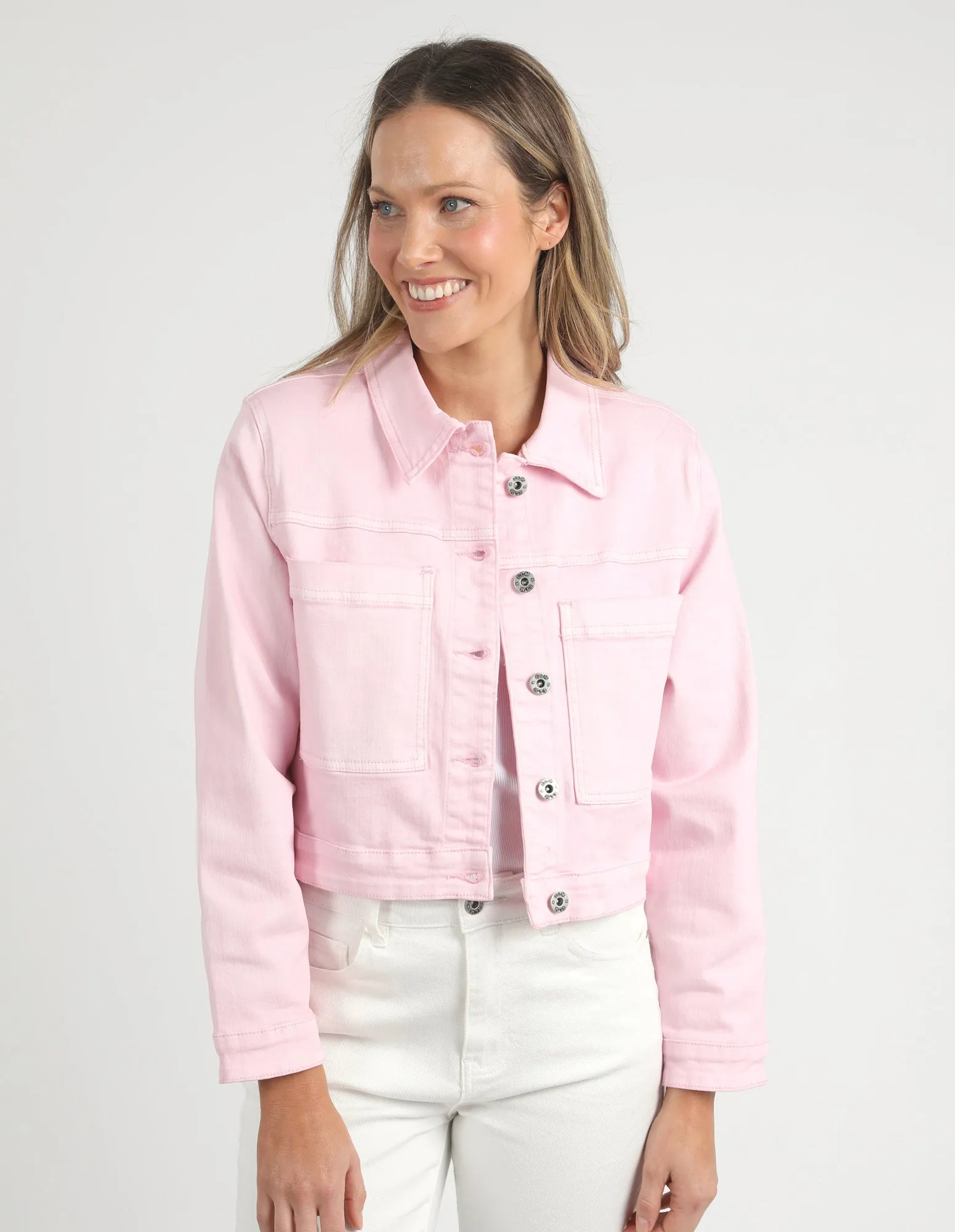 Hazel Denim Jacket Pinkaboo