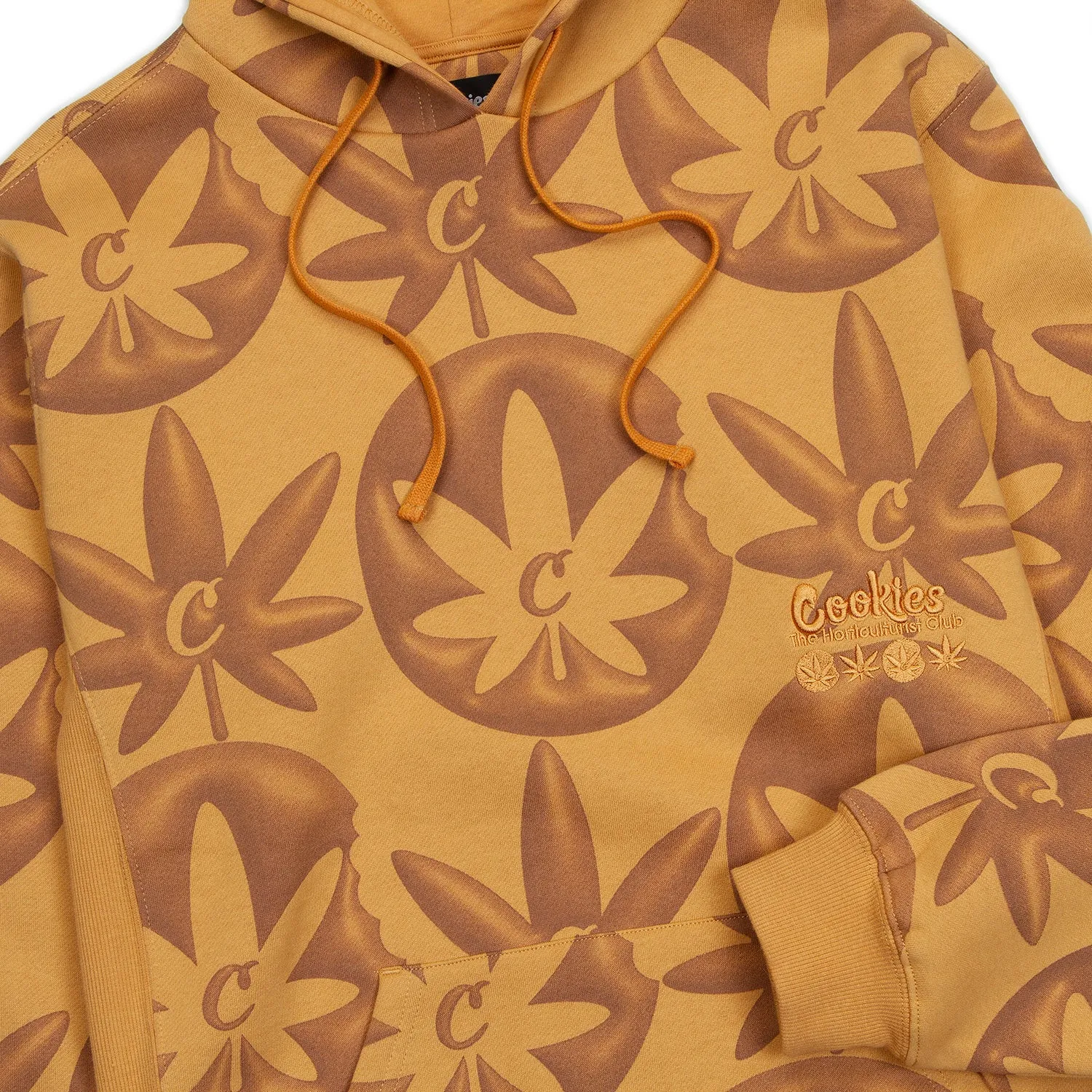 Horticulturist Club All Over Print Pullover Hoodie With Pouch Pocket