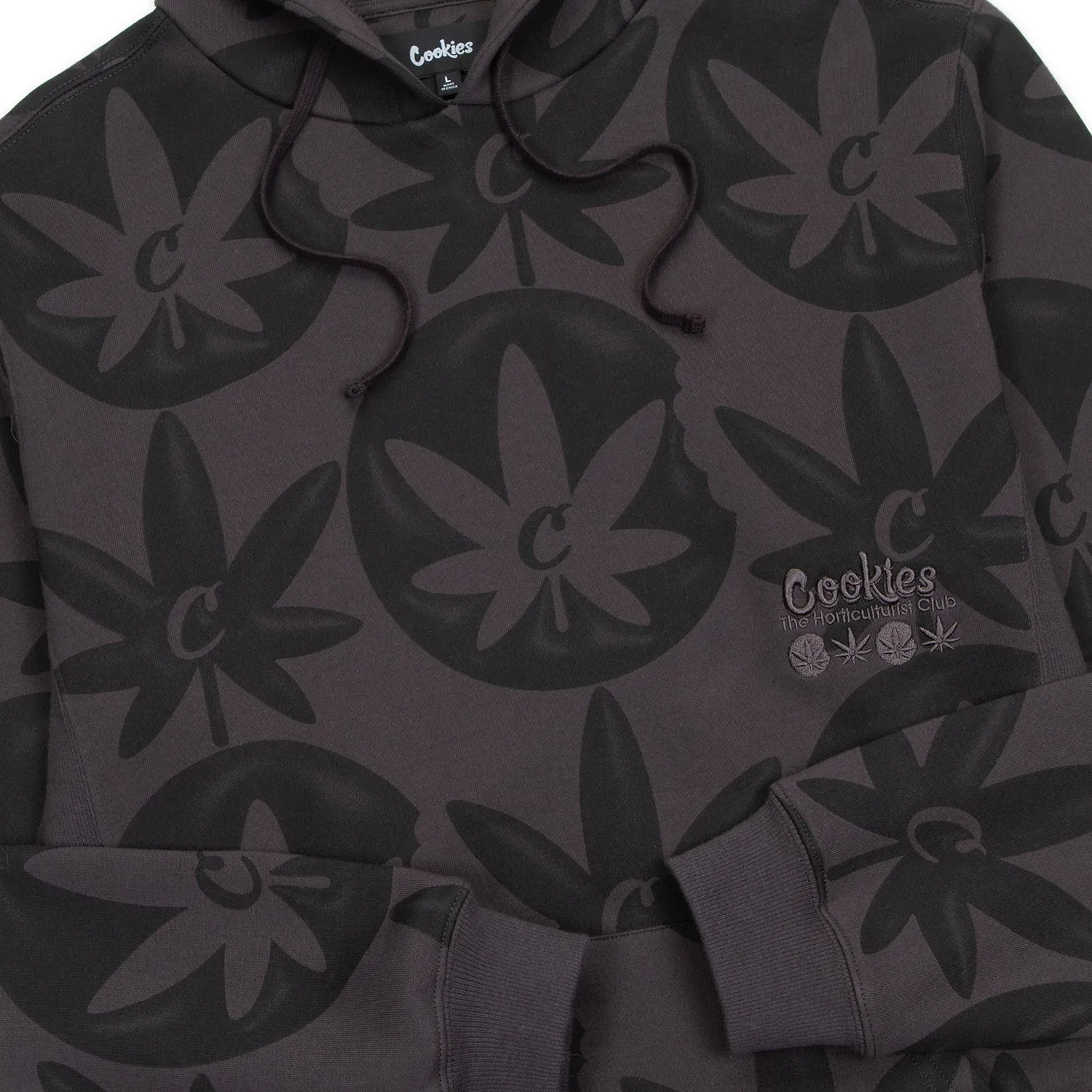 Horticulturist Club All Over Print Pullover Hoodie With Pouch Pocket