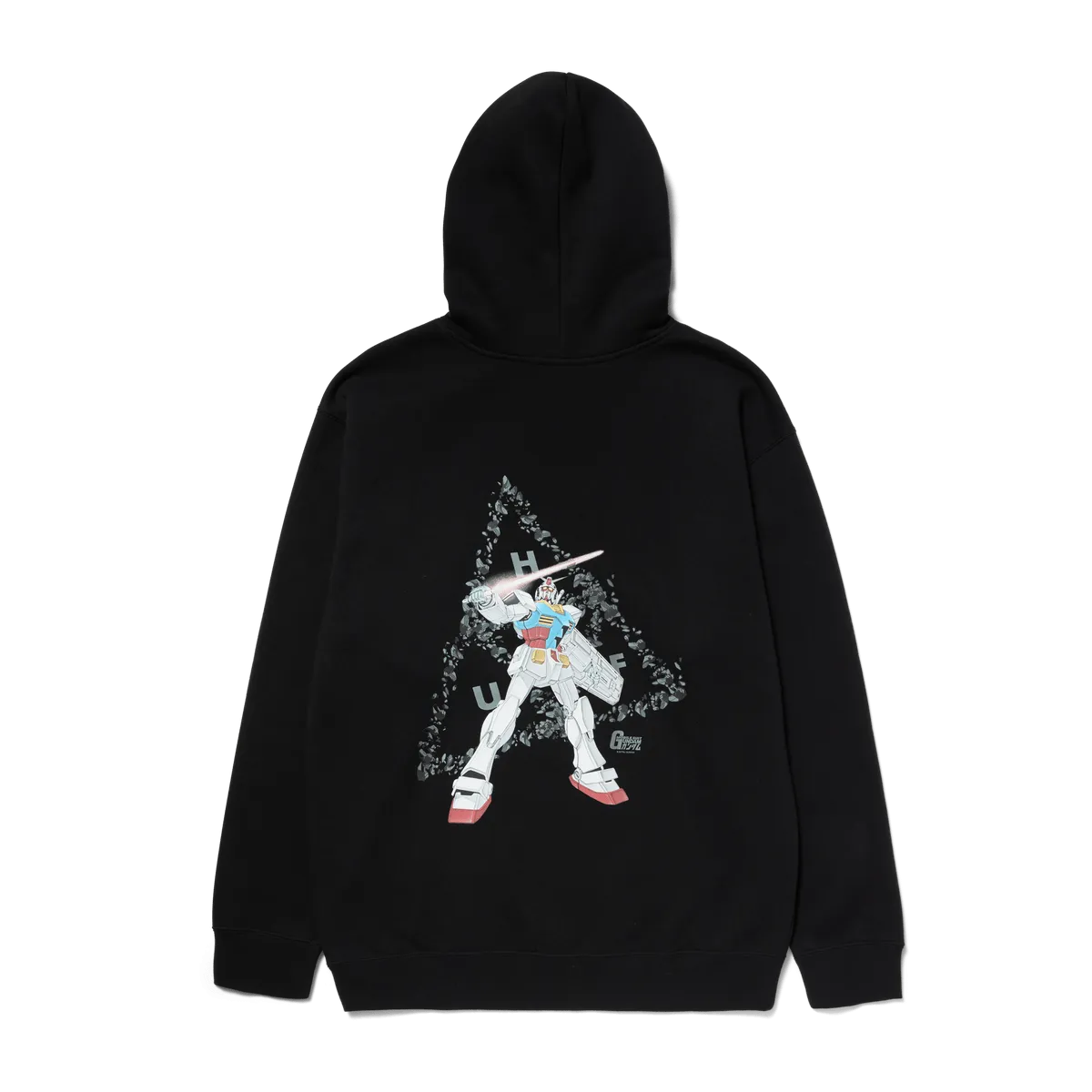 HUF X GUNDAM TRIPLE TRIANGLE PULLOVER HOOD BLACK