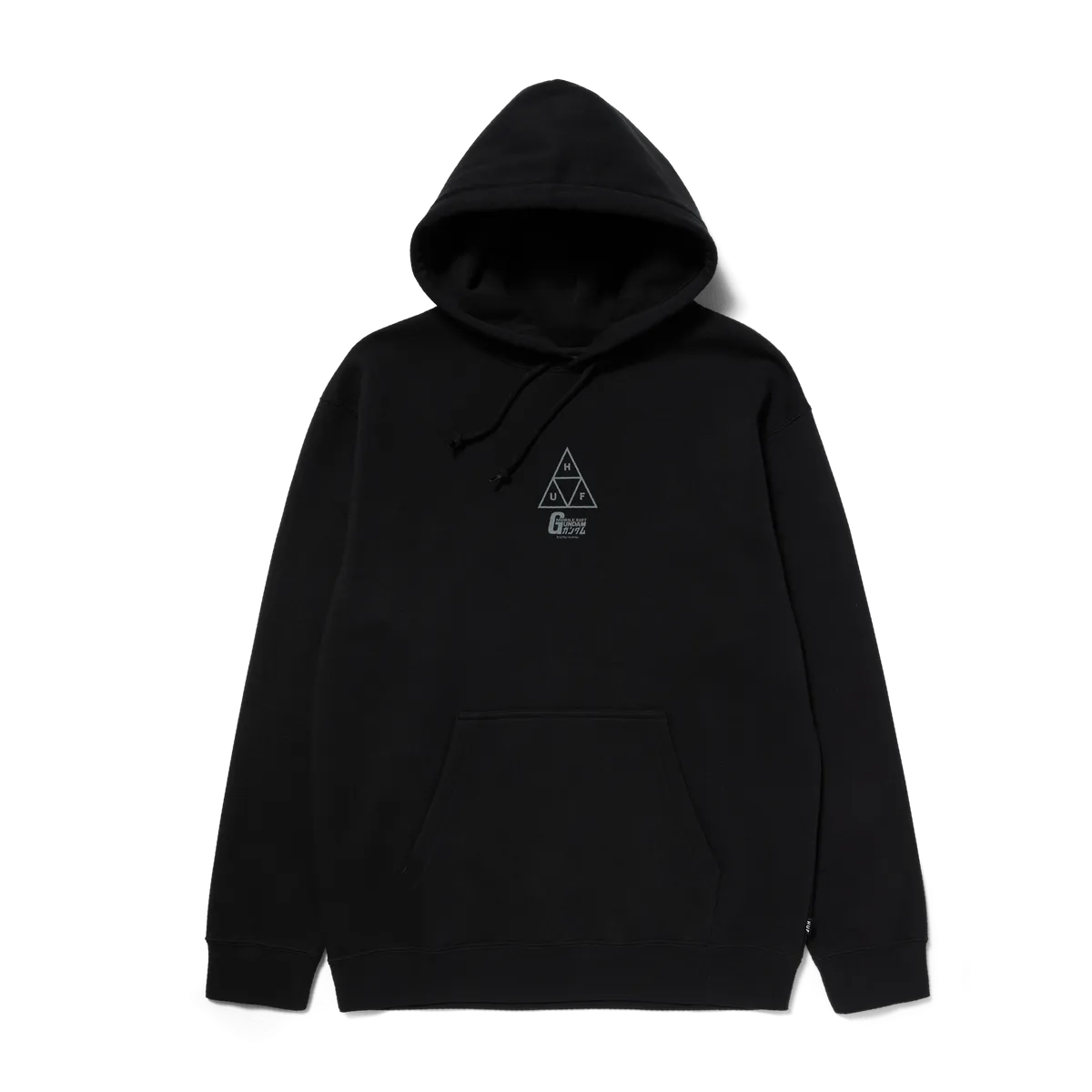 HUF X GUNDAM TRIPLE TRIANGLE PULLOVER HOOD BLACK