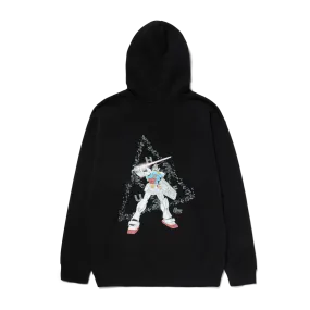 HUF X GUNDAM TRIPLE TRIANGLE PULLOVER HOOD BLACK