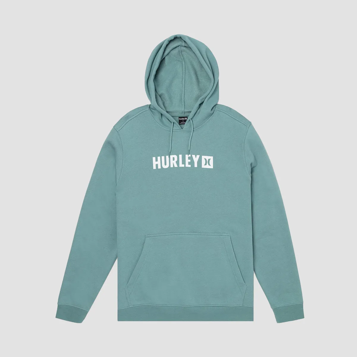 Hurley The Box Fleece Pullover Hoodie Artillery