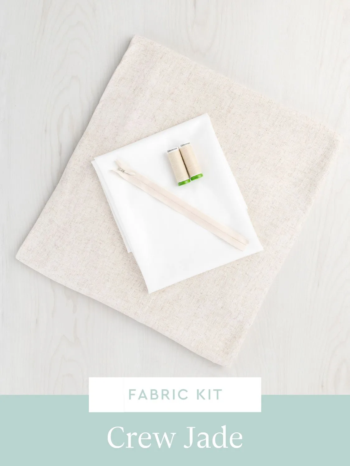 Jade Pants Kit | Natural Textured Viscose Linen