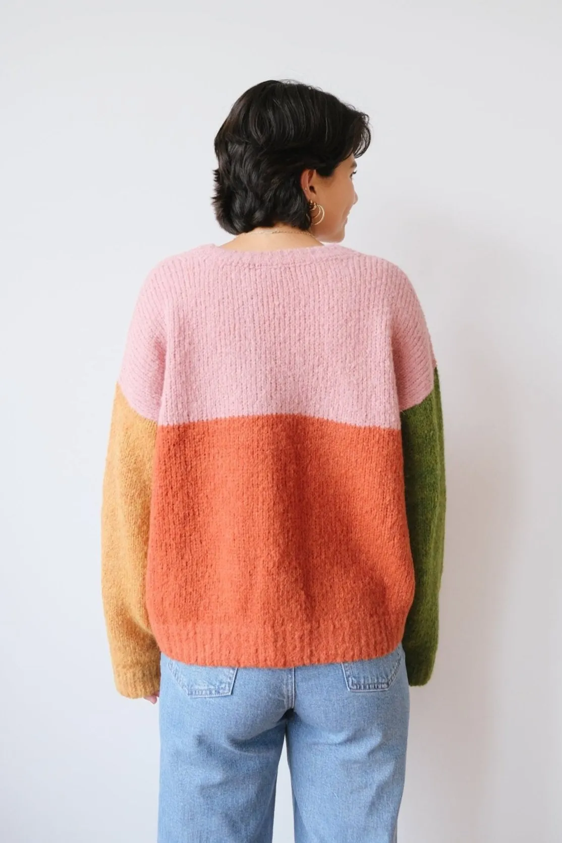 knit cardigan - delta - terra colors