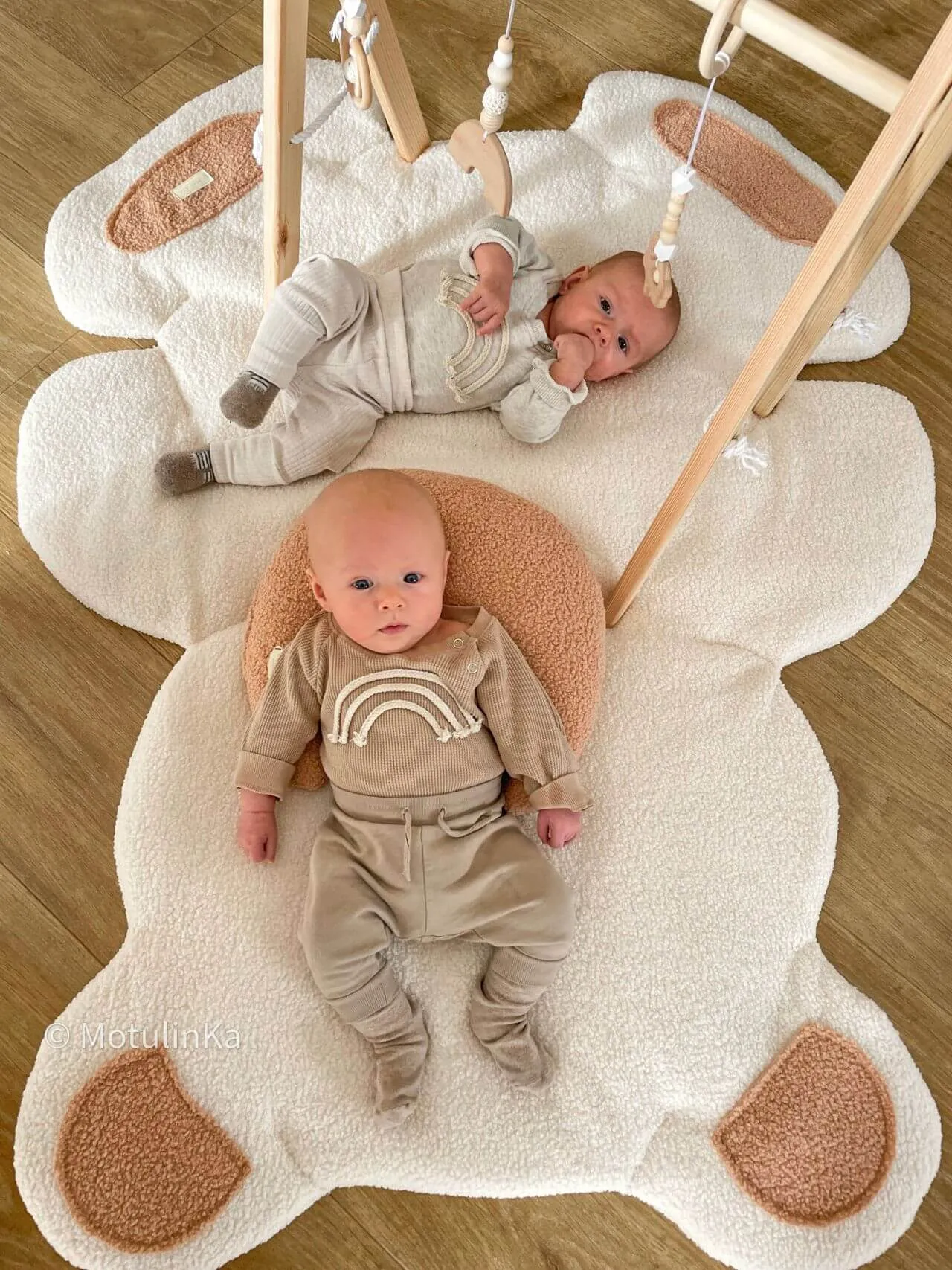 Large Bouclé Baby Floor Playmat "Bear" (4 colours)