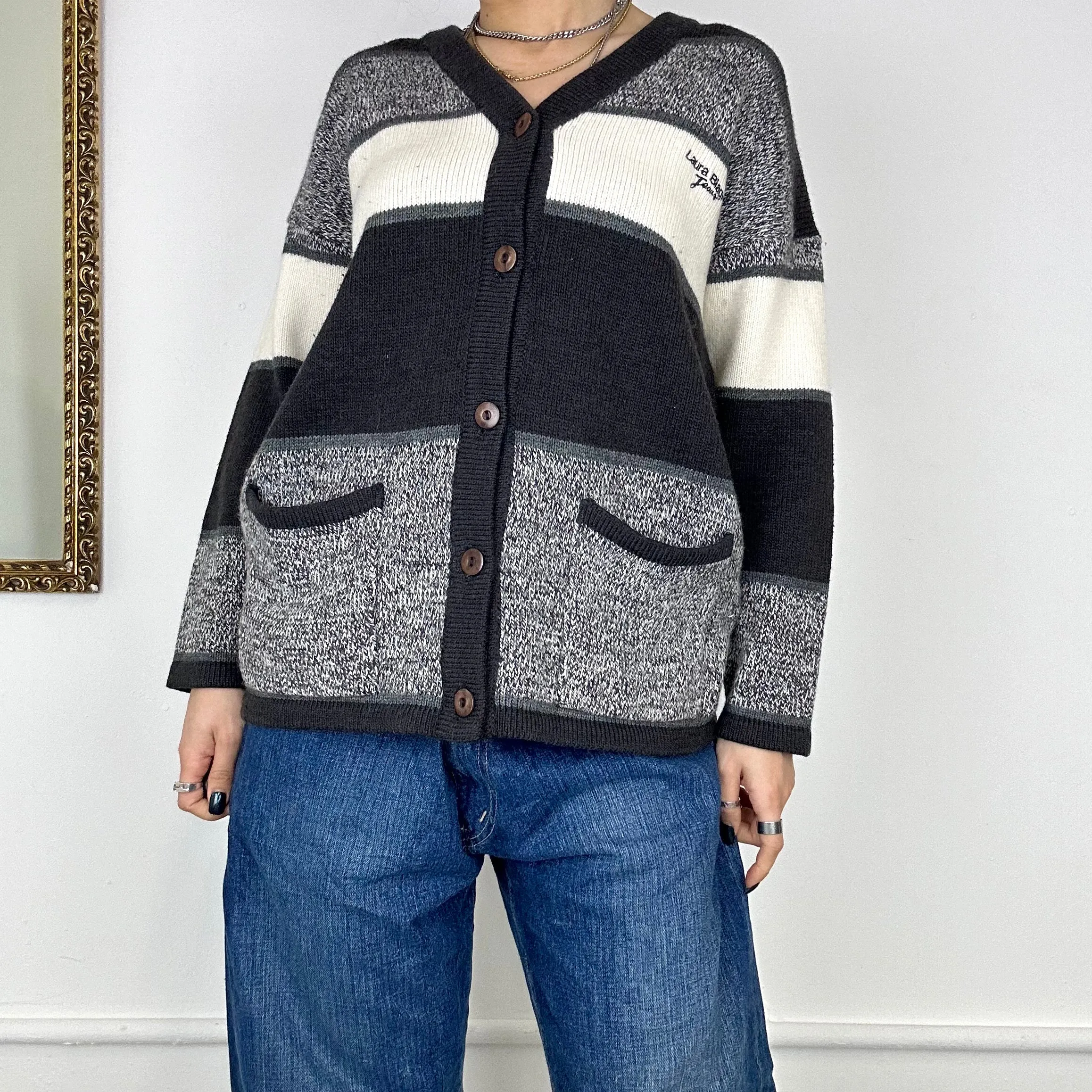 laura biagiotti knitted cardigan