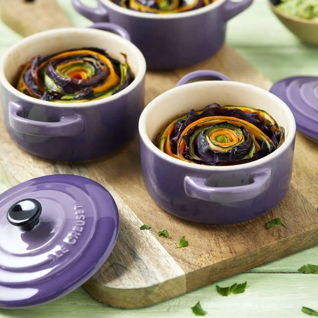 Le Creuset Stoneware Petite Round Casserole Ultra Violet